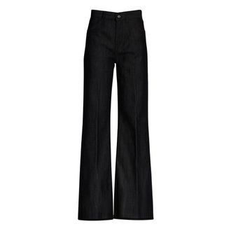 Dondup Wide Trousers, female, Blue, Size: W30 Wide Trousers