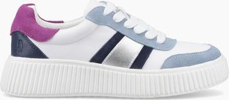 Hush Puppies Womens Hush Puppies HOLLY Womens Casual Trainers Multi - White - Size: 6