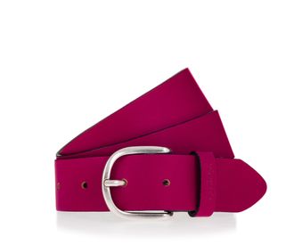 Mustang Lederg&uuml;rtel MUSTANG Madison, Damen, Gr. 100, pink, Rindsleder, G&uuml;rtel Lederg&uuml;rtel, Mit gepr&auml;gtem MUSTANG-Logo auf der Schlaufe, 3,5 cm