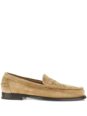 Churchs stitched loafers - men - Calf Suede/Calf Leather/Calf Leather - 11 - Neutrals