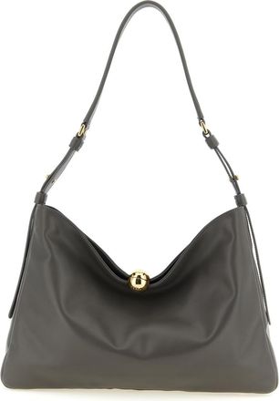 Furla Grey Sfera Soft Large Shoulder Bag