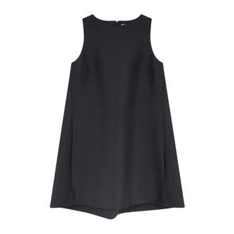 Balenciaga A-lijn Jurk - Dames - Jurken - Zwart - Maat: XS Katoen