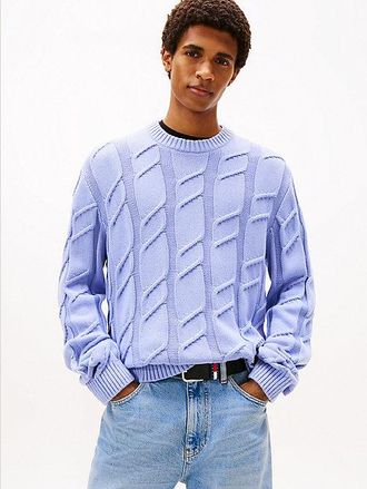 Tommy Hilfiger Tommy Badge Chunky Cable Knit Jumper