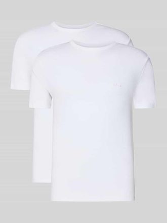 HUGO BOSS Regular Fit T-Shirt Set aus reiner Baumwolle in 2er-Pack in Weiss, Gr&ouml;&szlig;e XXL
