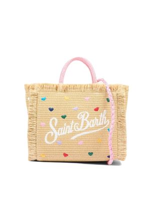 MC2 Saint Barth Yellow Colette Straw Handbag