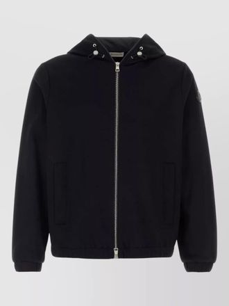 Moncler cotton blend hooded sweatshirt side pockets