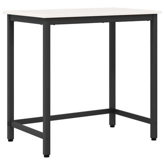 vidaXL Mesa 80 X 50 X 77 Cm Madera Ingenierizada Y Acero Vidaxl