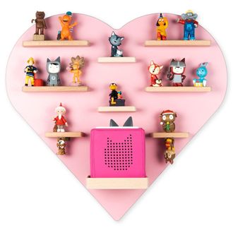 VCM Estante Coraz&oacute;n Ni&ntilde;os Toniebox Tonies 51x54x19 - Vcm