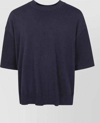 Comme Des Gar&ccedil;ons dual layer short sleeve ribbed t-shirt