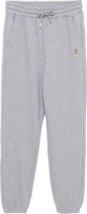 Chocoolate Pantaloni sportivi con logo ricamato - Grigio