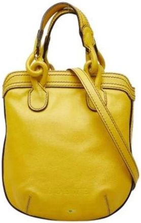 Loewe Pre-owned Handbag - Dames - Vintage Handtas - Geel - ONE Size - Leer - Vintage