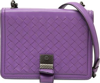 Bottega Veneta Pre-owned Bottega Veneta Small Nappa Intrecciato Runway Shoulder Bag Ladies MITPGKQCS025YGZT