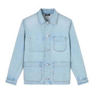 A.P.C. New Rodney Denim Jacket - Heren - Spijkerjassen - Blauw - M - Denim - Jassen