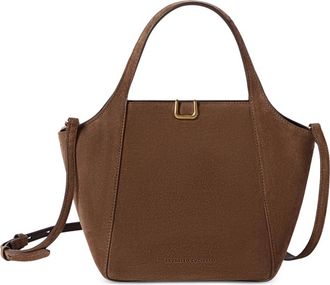 Brunello Cucinelli Sartorial Small Bucket Bag In Suede