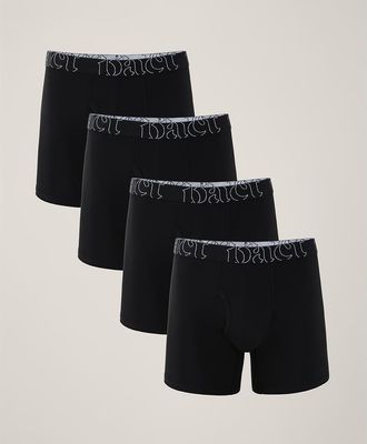 Pact Organic Cotton Everyday Boxer Brief 4-Pack in Pact Signature at Nordstrom, Size Xx-Large