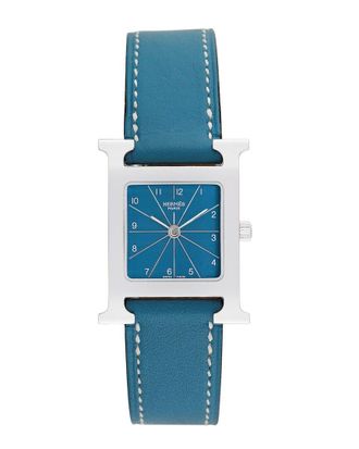 Herm&egrave;s Womens H-Watch Watch, Circa 2000s (Authentic Pre-Loved)