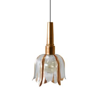 Tosel Suspensi&oacute;n vidrio cobre D16 cm