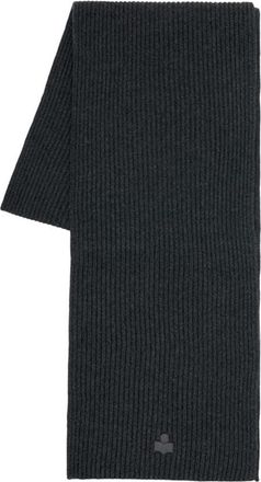 Isabel Marant Womens Scarf Gray Cotton