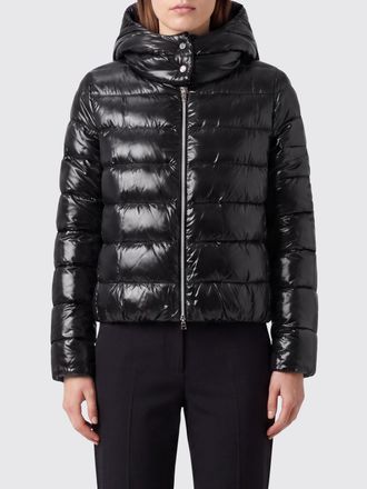 Herno Piumino corto in nylon trapuntato idrorepellente con cappuccio