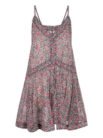 Isabel Marant Top met bloemenpatroon - Zwart