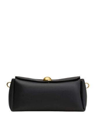 Ami Structured Black Calf Leather Bag