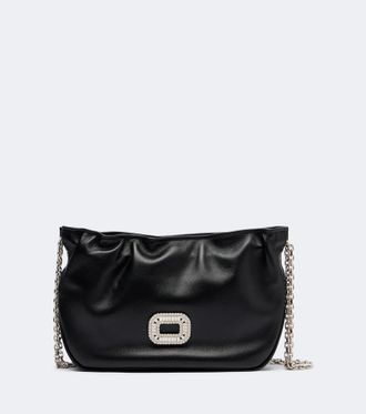 Roger Vivier Pilgrim Micro leather shoulder bag