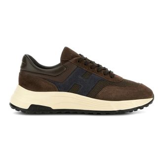 Hogan Hyperlight Sneakers - Heren - Schoenen - Bruin - Maat: 42 1/2 EU Leer