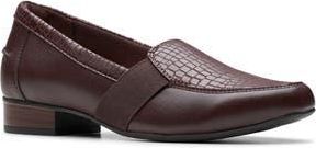 Clarks Julilet Beat Loafer in Merlot Leather at Nordstrom Rack, Size 5.5