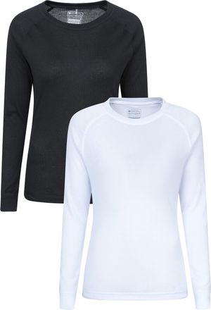 Mountain Warehouse Dames/Dames Talus Thermische Base Layer Top (Set van 2) (Gemengd)