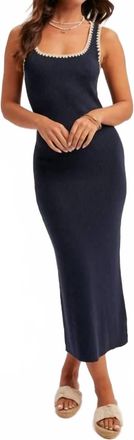 Hem & Thread Look At You Maxi Dress In Navy