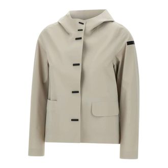 Roberto Ricci Design Light Jackets, female, Beige, Size: XS Montecristo Color Hood Jkt