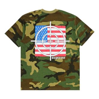 SUPREME Target T-Shirt Woodland Camo FW25T27-WOODLAND-CAMO