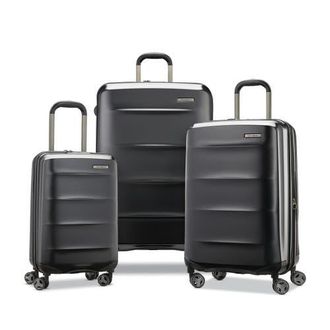 Samsonite Octiv Hardside Spinner 3-Piece Luggage Set in Stealth Black at Nordstrom