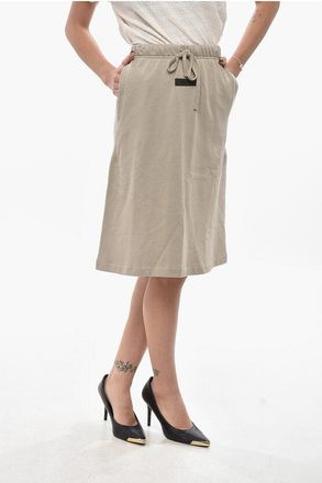 Fear of God ESSENTIALS Jersey Midi Flared Skirt size Xxs