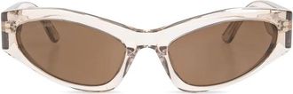 Balenciaga Cat-Eye Zonnebril - Dames - Zonnebrillen - Beige - ONE Size - Accessoires