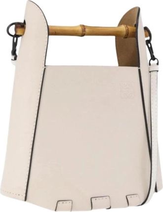 Loewe Pre-owned Bucket Bag - Dames - Vintage Tas - Beige - ONE Size - Leer - Vintage