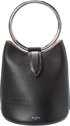 Alaia Ala&iuml;a Leather Bucket Bag