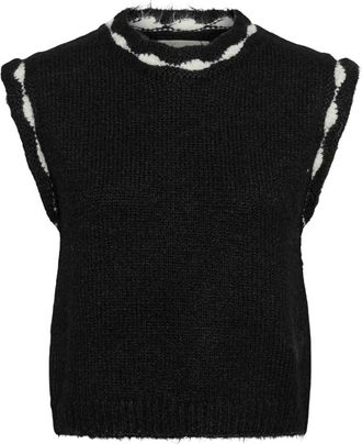 Cream Rondhals Trui - Dames - Ronde hals truien - Zwart - Xl/2Xl - Truien & Vesten