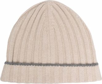 Brunello Cucinelli Beige Hoeden & Petten voor Mannen - Heren - Hoeden - Beige - 2XL - Wol - Accessoires