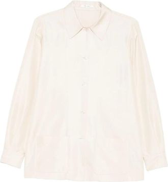 The Row Lucetta Shirt - Dames - Overhemden - Beige - S - Overhemden