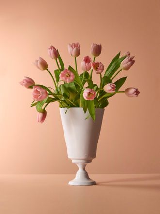 Astier De Villatte Simple Hand-Glazed Ceramic Vase (12in/31cm)