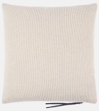 Brunello Cucinelli Ribbed-knit cashmere cushion