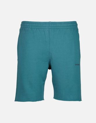 Off-white Mens Diag Helvetica Sweat Bermudas - Grey - Size: 32/30/31