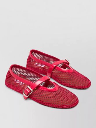 Alaia mesh ballerina flats