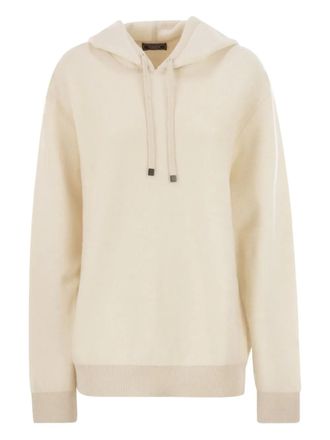 PESERICO ribbed hoodie - men - Wool/Cashmere - 50 - Neutrals
