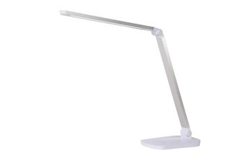 Lucide L&aacute;mpara de escritorio de metal con 1 LED integrado, blanco