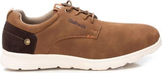 Xti Mens Comfort Suede Oxfords In Camel