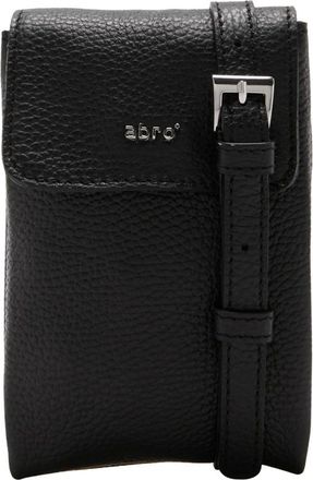 Abro Tassen, Dames, Zwart, ONE Size, Leer, Telefoontas van Leer