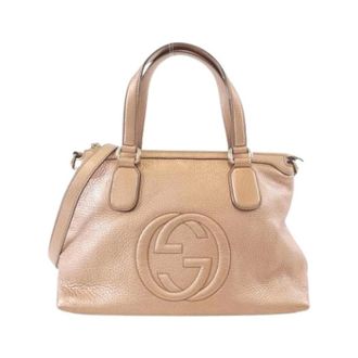 Gucci Pre-owned Handbags, female, Pink, Size: ONE SIZE Pre-owned Vintage Handbag