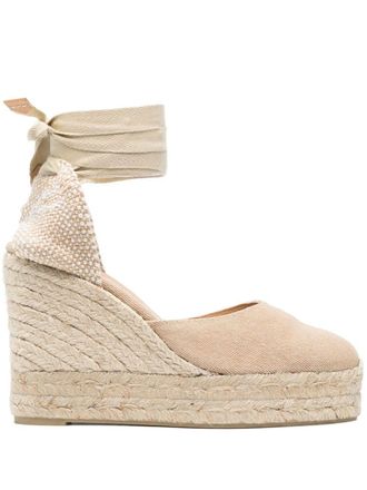 Castaner Carina 8 100mm wedge espadrilles - Neutrals